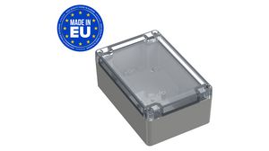 Plastic Enclosure with Clear Lid Universal 150x100x60mm Light Grey ABS / Polycarbonate IP65 / IK07